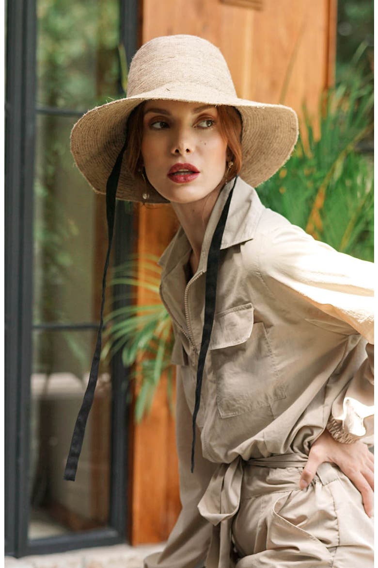 The Meg Jute Straw Hat, Alternate, color, Beige