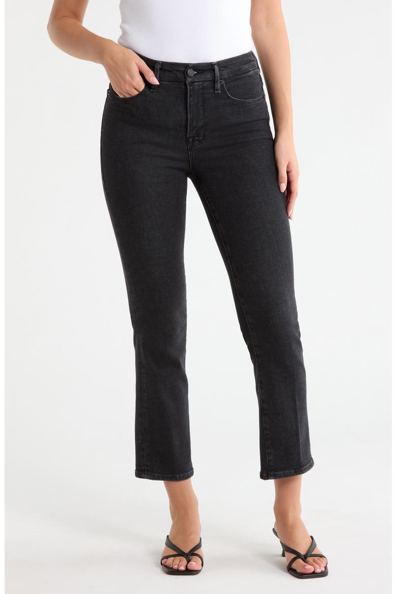 Good Legs Ankle Straight Jeans, Main, color, BLACK184