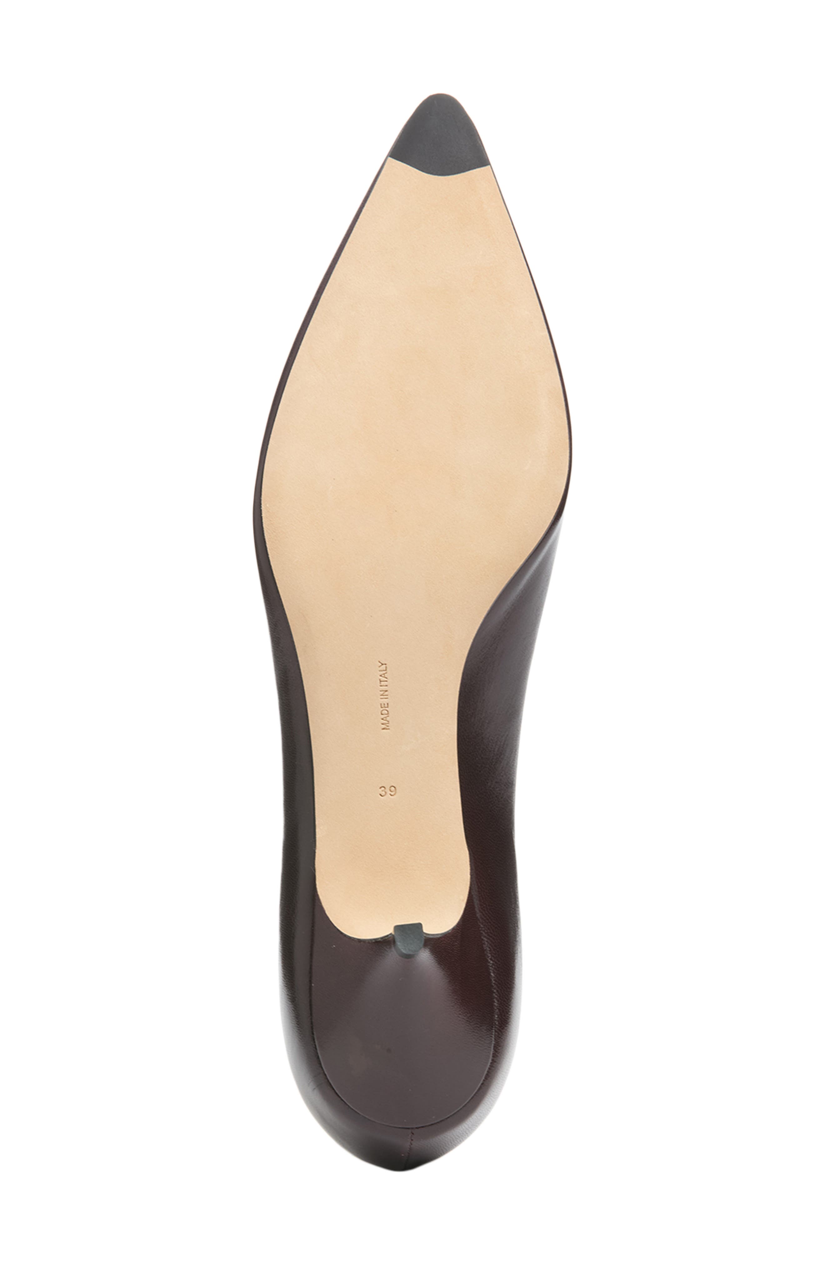 Liisa Leather Kitten Pump, Alternate, color, AUBERGINE