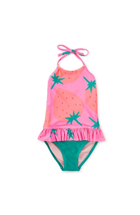 Peplum One-Piece Swimsuit (Toddler, Little Kid, Big Kid)