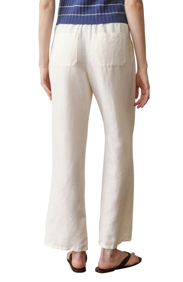 Marine Layer Drawstring Linen Blend Pants, Alternate, color, 