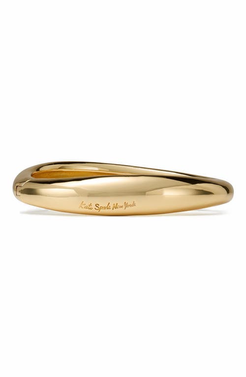 Kate Spade New York Wide Bangle In Gold