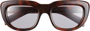 Prada 53mm Rectangular Sunglasses