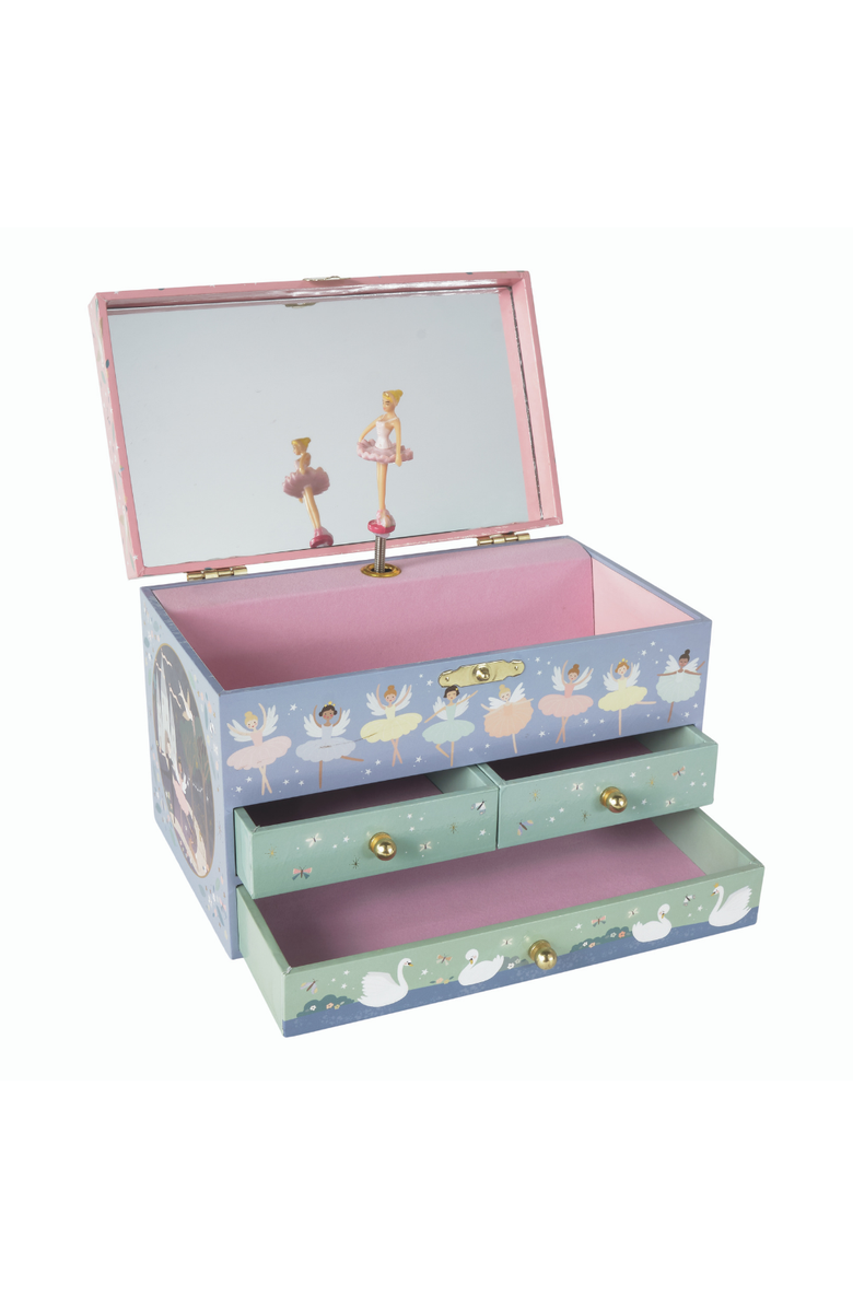 Floss & Rock Jewelry Box Enchanted Plays Swan Lake, Main, color, 
