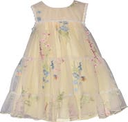 Iris & Ivy Embroidered Mesh Tiered Float Party Dress