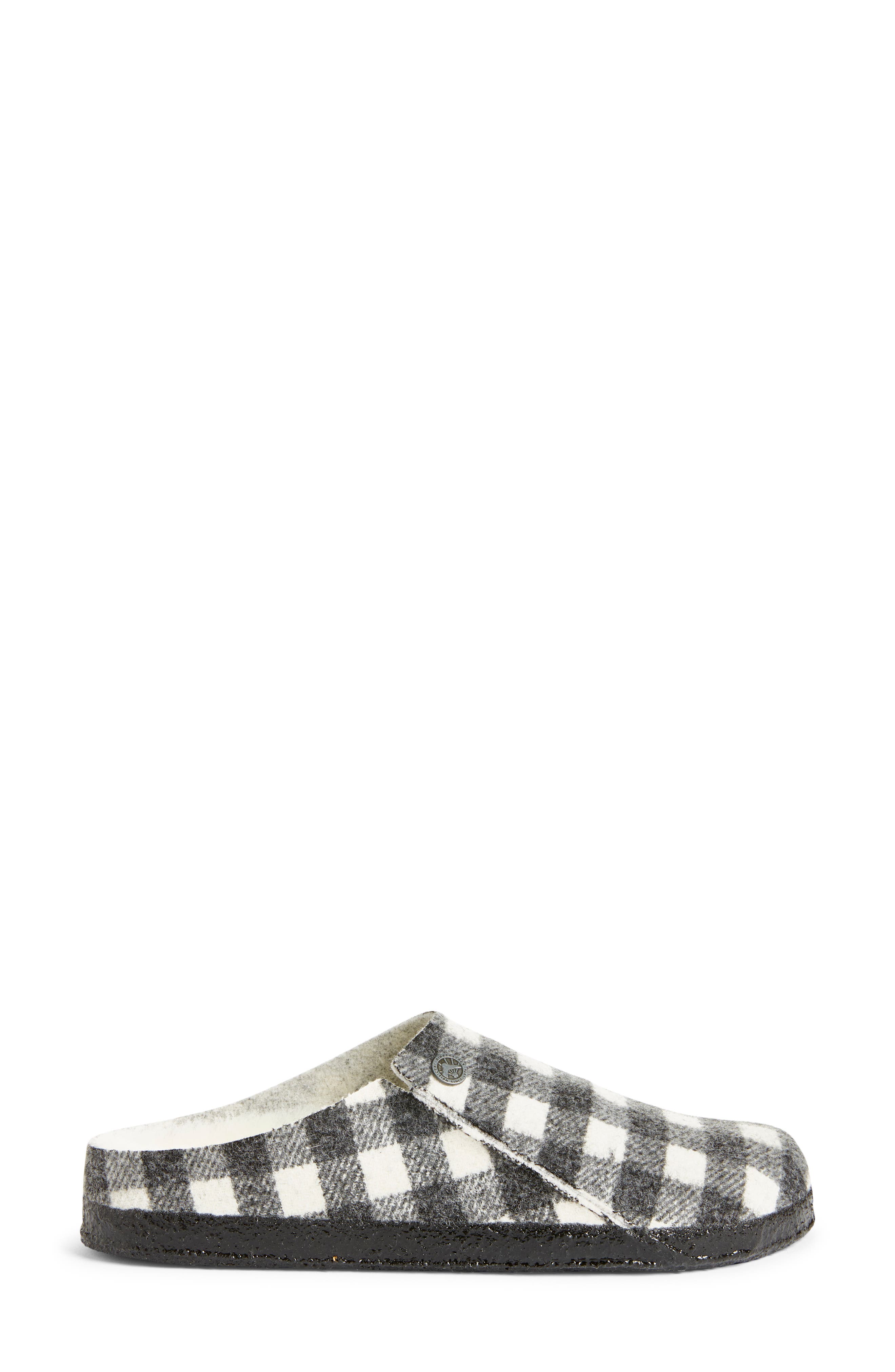 Zermatt Genuine Shearling Lined Slipper, Alternate, color, BLACK