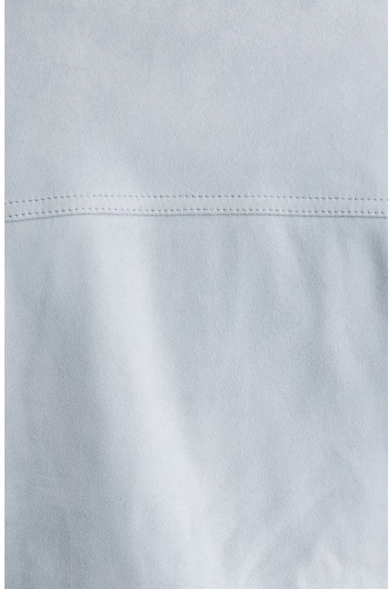 The Small Suede Jacket, Alternate, color, SKY BLUE
