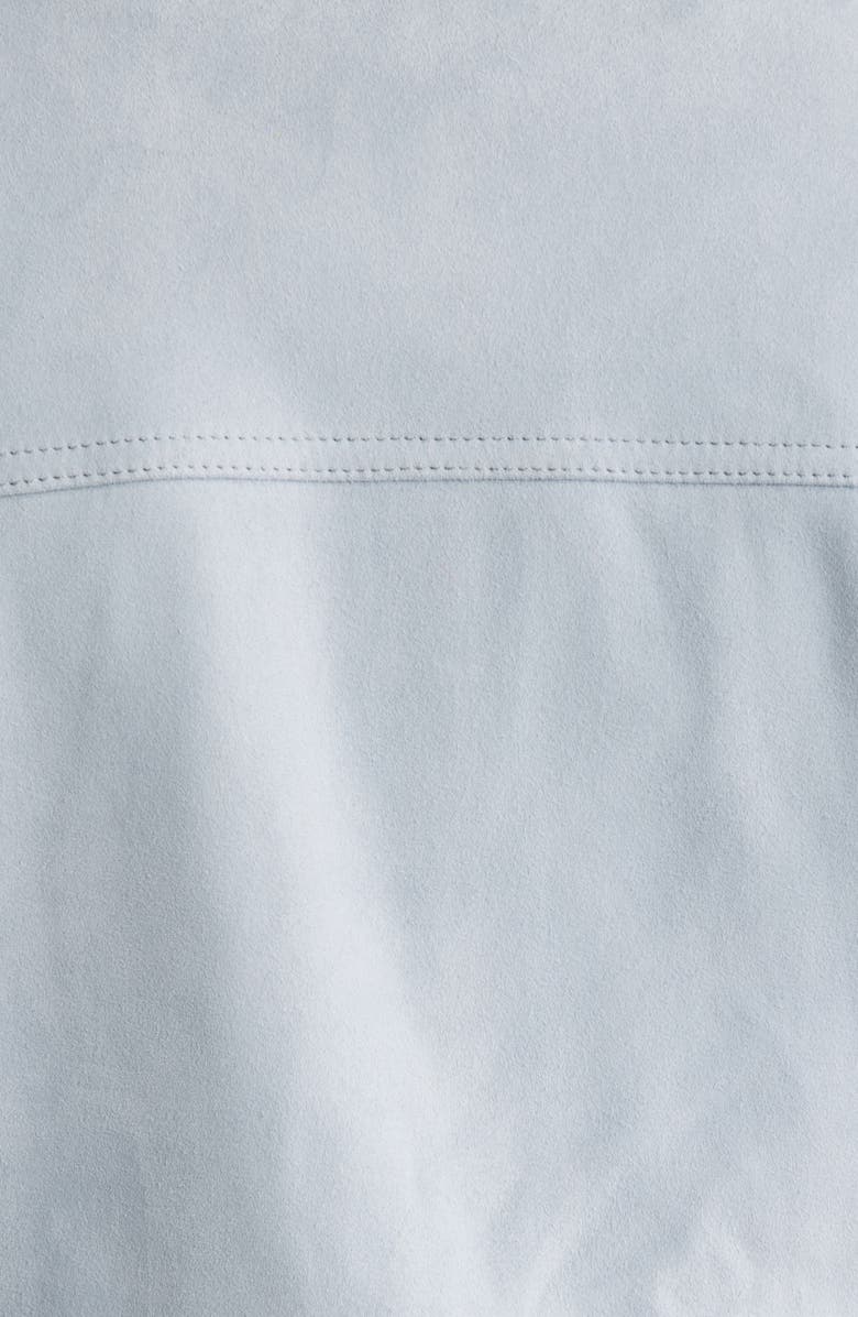FRAME The Small Suede Jacket, Alternate, color, Sky Blue