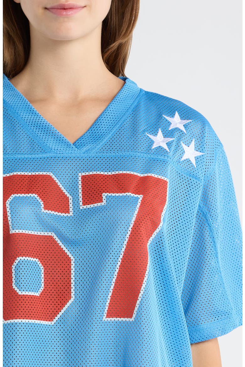 67 Star Graphic Mesh Jersey, Alternate, color, BLUE