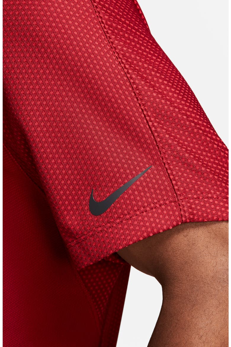 Dri-FIT ADV Tiger Woods Golf Polo, Alternate, color, TEAM RED/ GYM RED