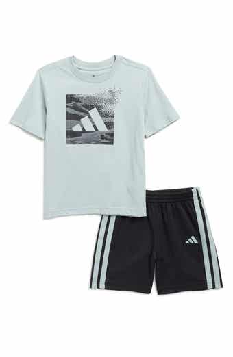 adidas Kids' Logo Graphic T-Shirt & Shorts Set