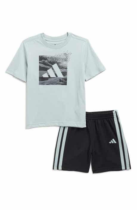 adidas Kids' Logo Graphic T-Shirt & Shorts Set