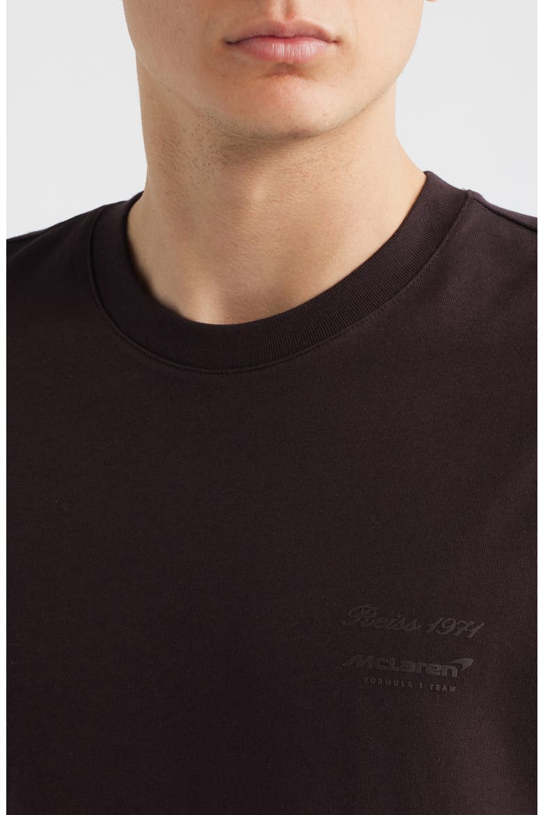 X McLaren Stirling Cotton T-Shirt, Alternate, color, CHOCOLATE BROWN