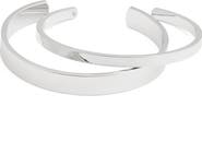 Nordstrom Set of 2 Polished Cuff Bracelets