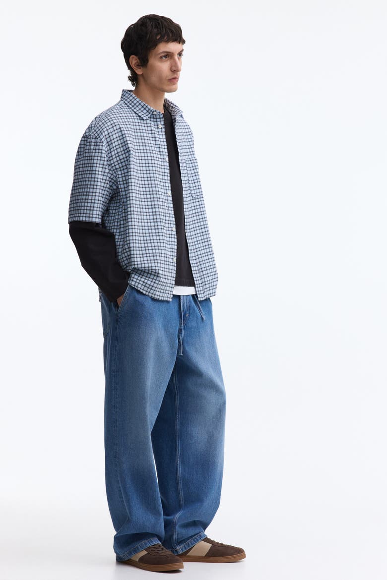 Baggy Jeans, Alternate, color, Denim blue