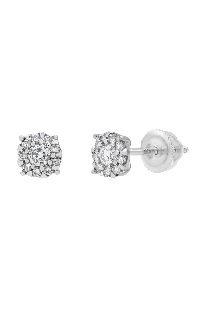LuvMyJewelry Ether Diamond Stud Earrings, Main, color, 