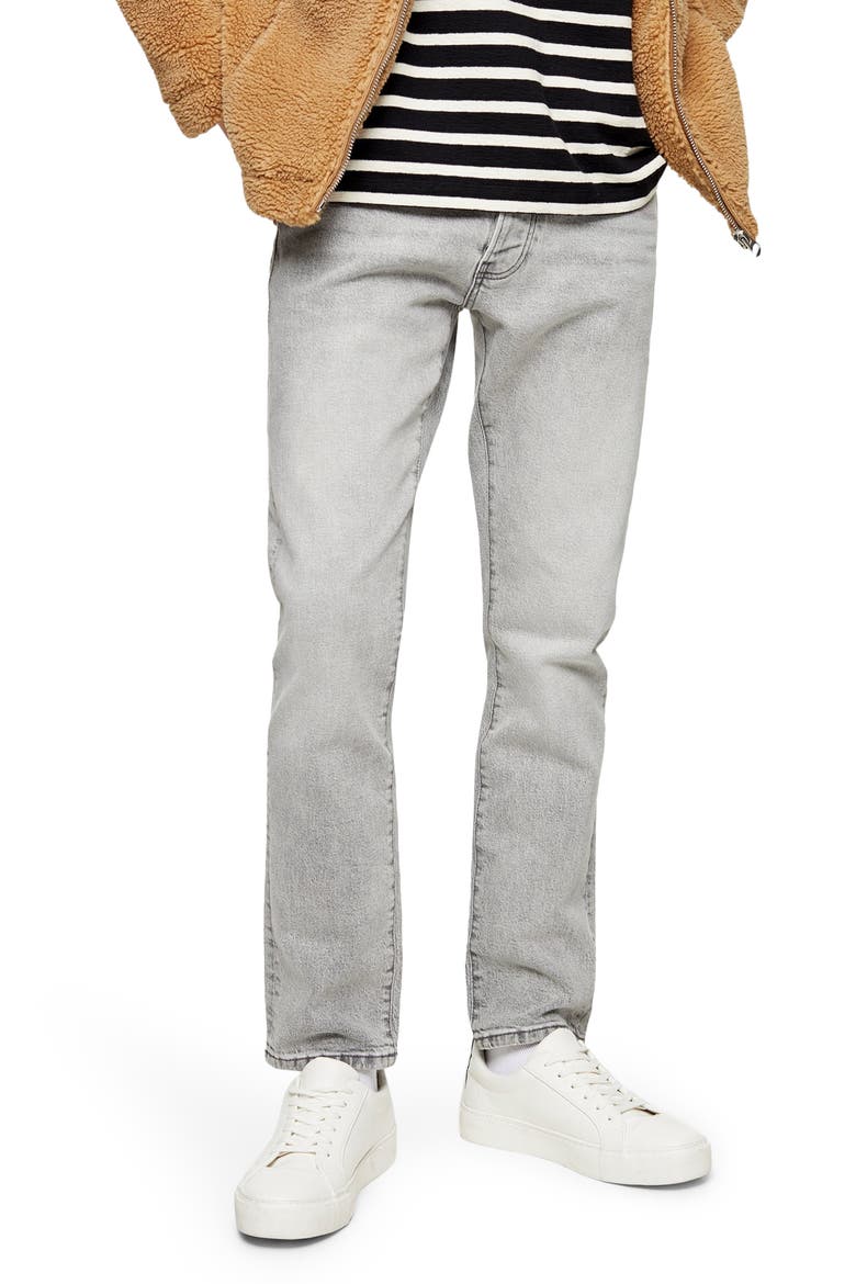 Slim Fit Jeans, Main, color, GREY