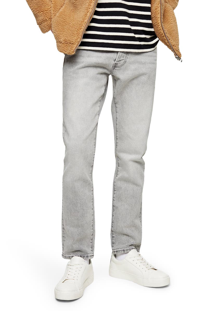 Topman Slim Fit Jeans, Main, color, 