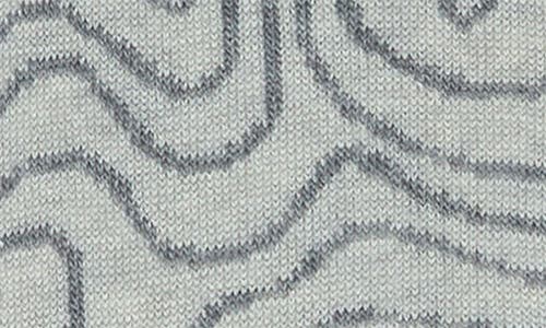 Bugatchi Abstract Pattern Cotton Blend Dress Socks In Gray