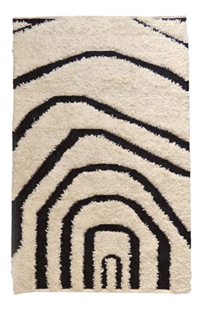 Meso Goods Area Rug, Main, color, Black
