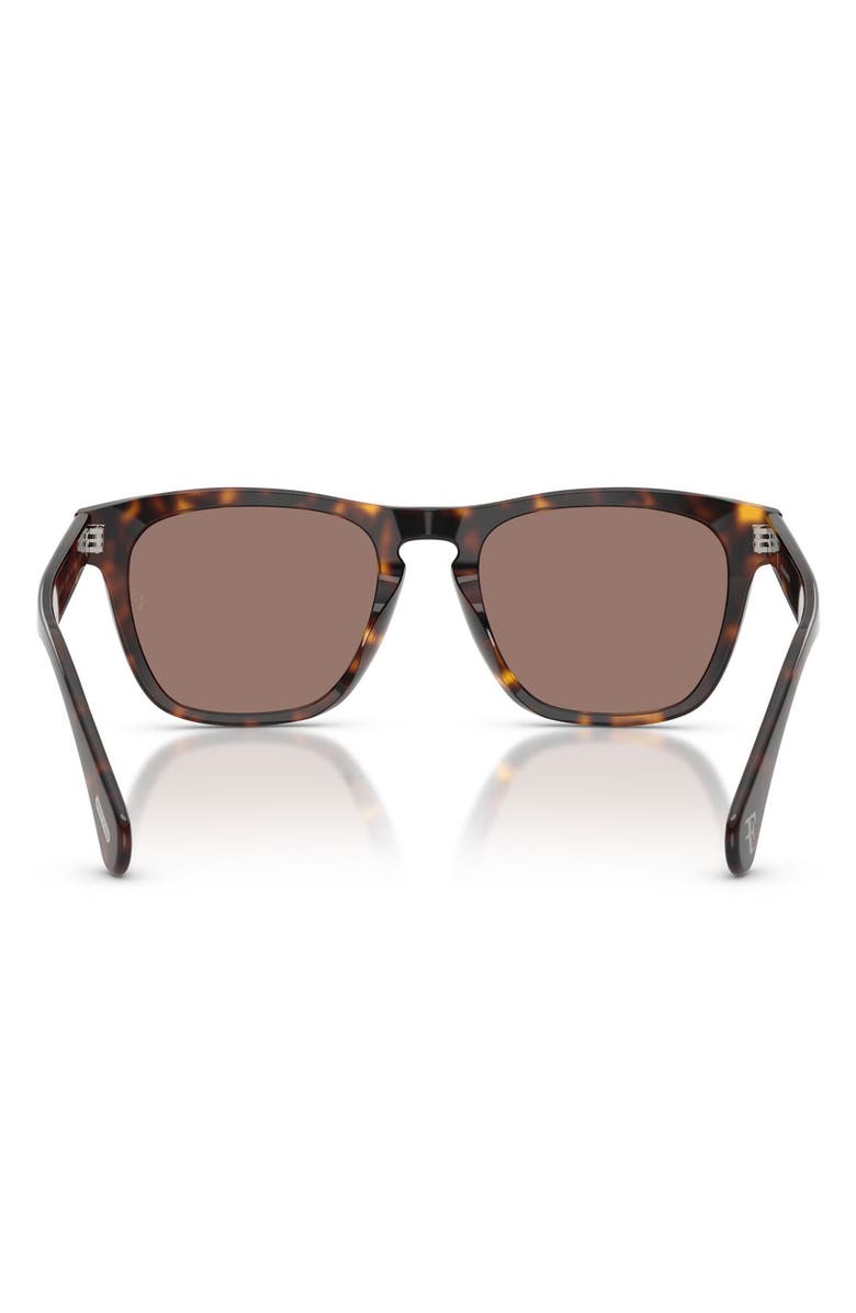 Oliver Peoples x Roger Federer 54mm Pillow Sunglasses, Alternate, color, Sierra