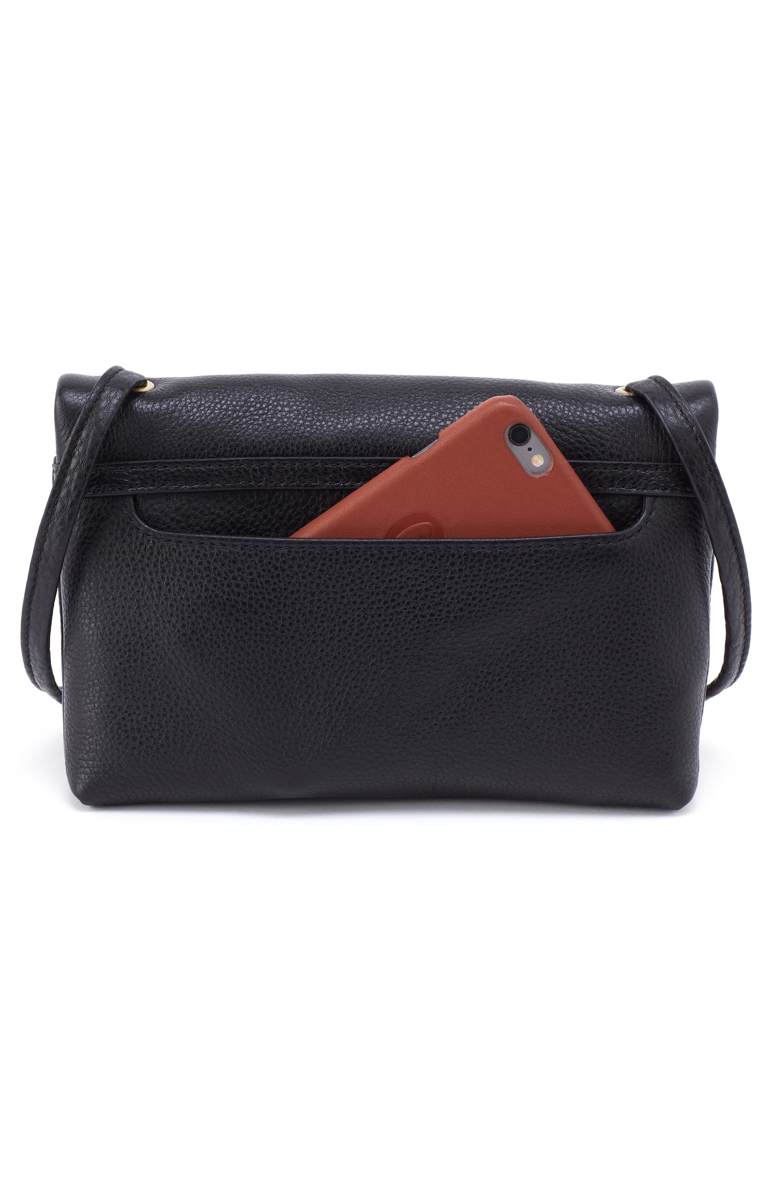 HOBO Small Draft Leather Crossbody Bag, Alternate, color, 