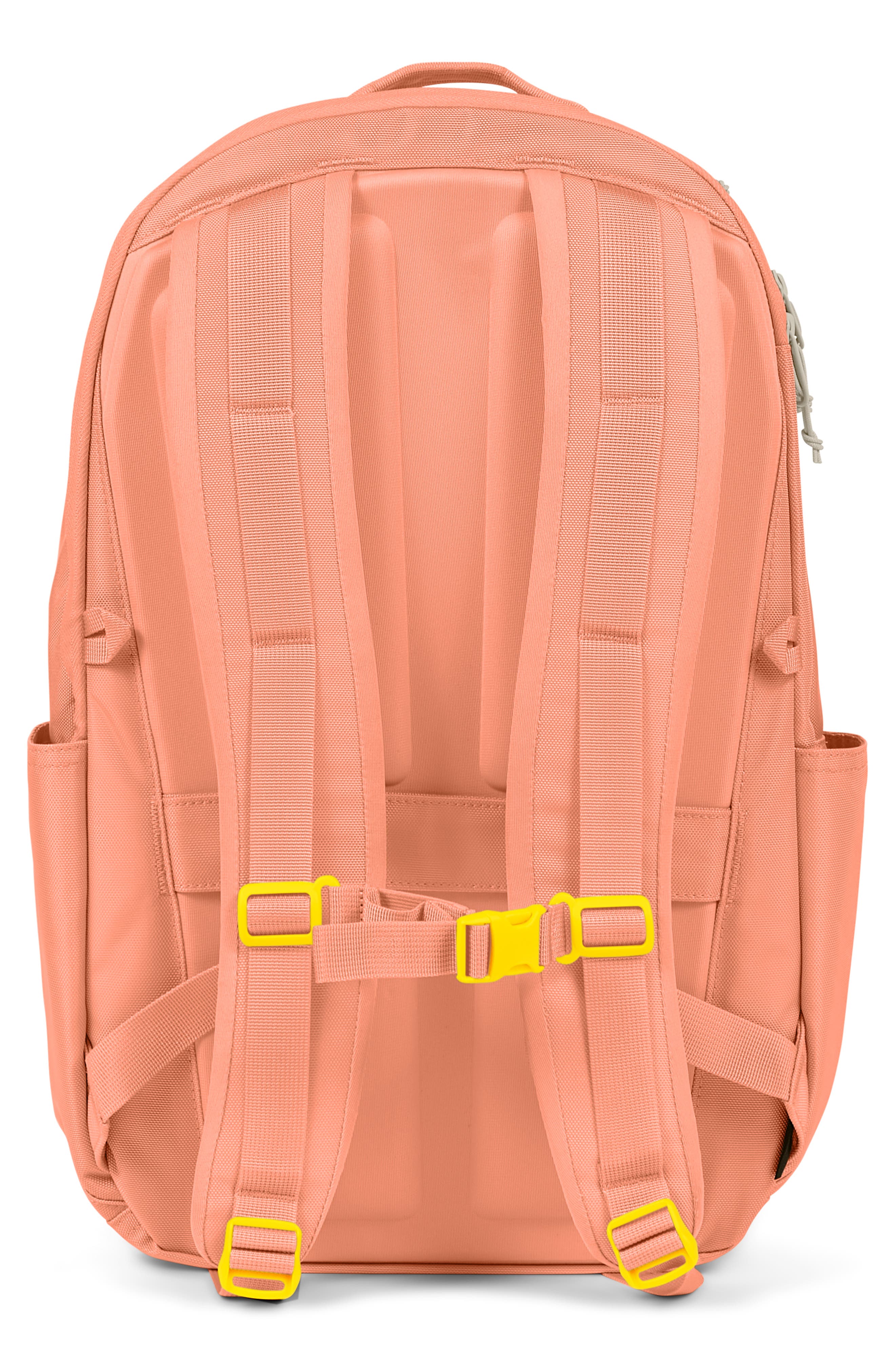 Baboon to the Moon City Water Repellent Backpack, Alternate, color, Sunset Coral