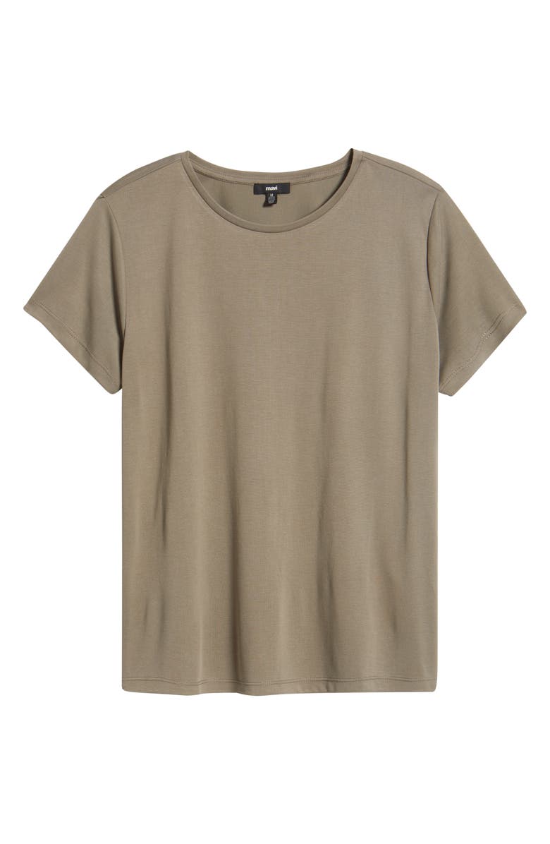 Mavi Jeans Crewneck Tencel<sup>®</sup> Lyocell Blend T-Shirt, Alternate, color, Morel