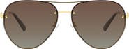Kurt Geiger London 60mm Gradient Polarized Pilot Sunglasses