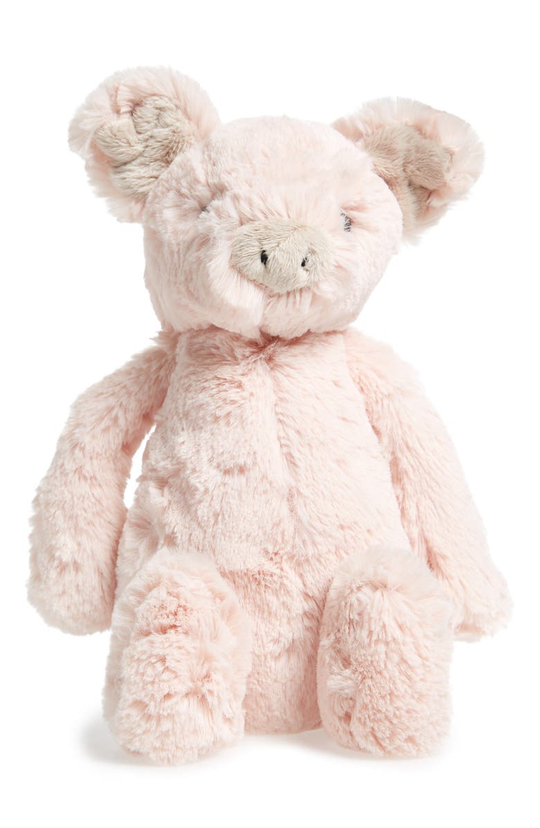 Jellycat Bashful Piggy Stuffed Animal, Main, color, 