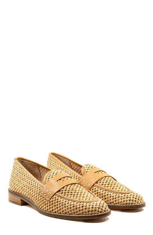 Andrea Gomez Camila Raffia Loafers Natural Raffia In Natural Raffia