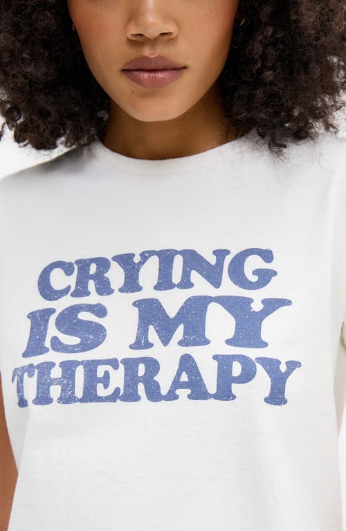 Bdg Urban Outfitters Therapy Cotton Graphic T-shirt In White