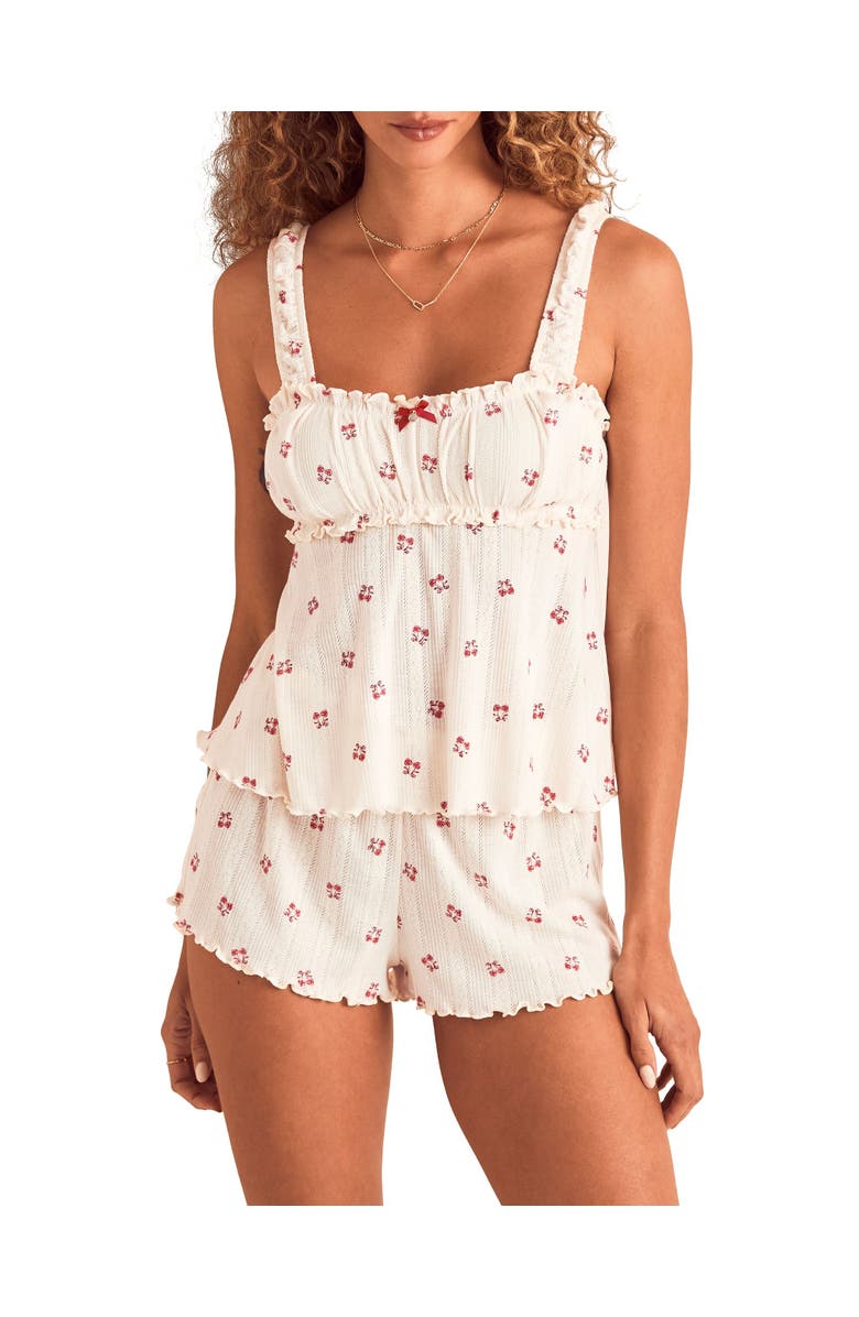 Adore Me Leanore Tank & Shorts Pajama Set, Main, color, 