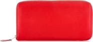 Pre-Owned Hermes Azap Zip Around Wallet Chevre Mysore Long