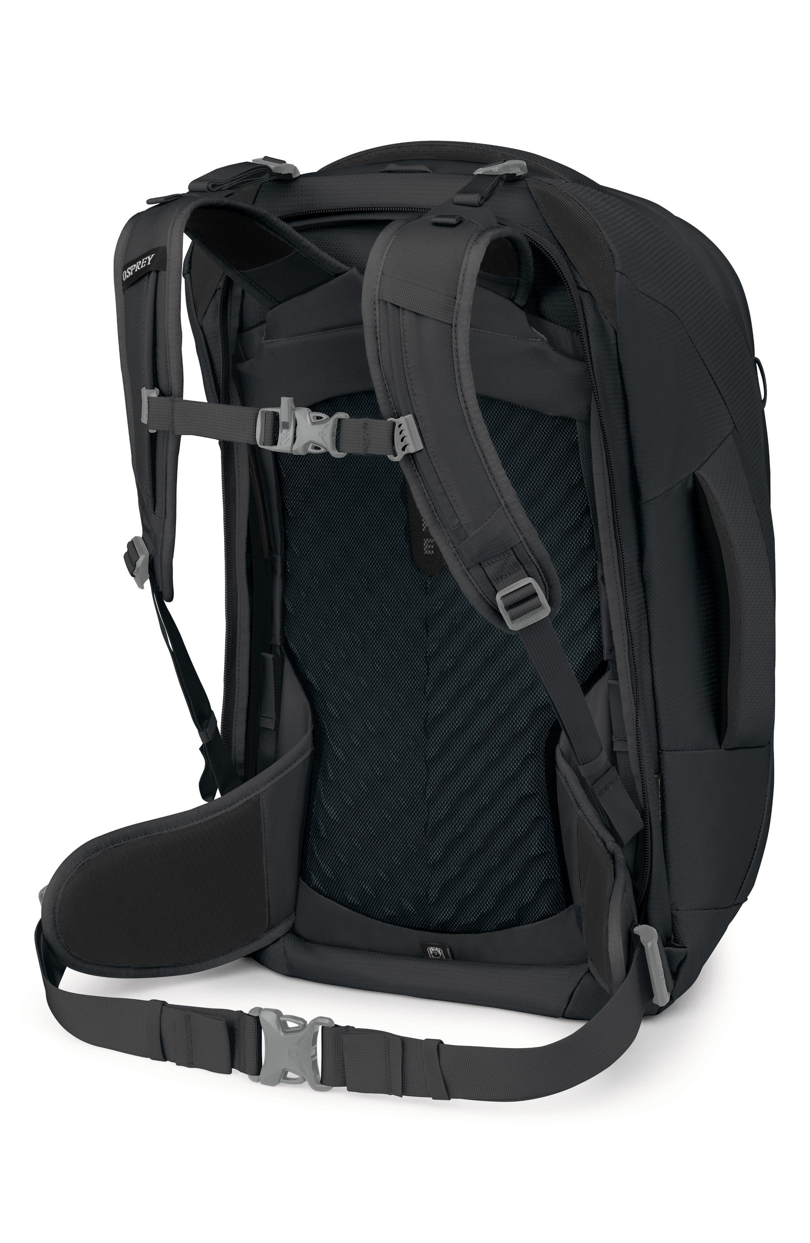 Fairview 55-Liter Travel Backpack, Alternate, color, BLACK/BLACK