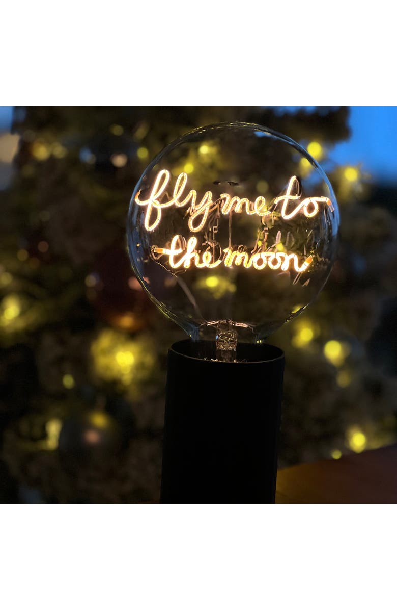 MITB Fly Me To The Moon Portable Table Lamp, Alternate, color, Black
