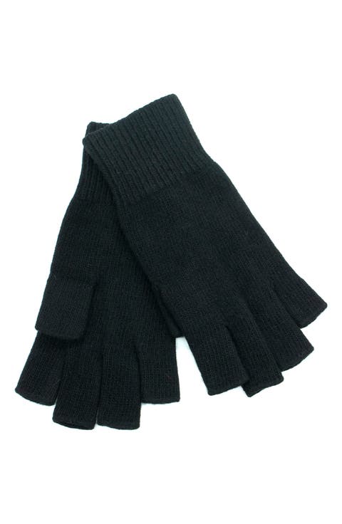 Fingerless Cashmere Gloves