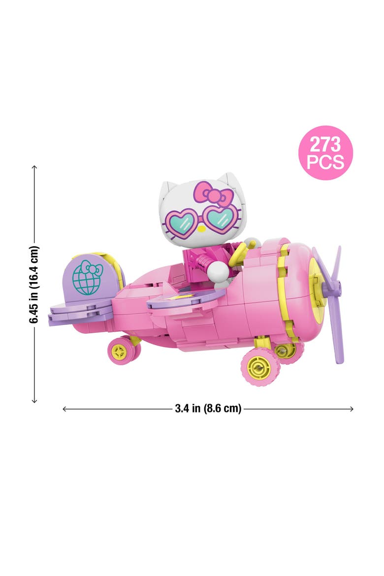 Hello Kitty Airplane Adventure Building Set, Alternate, color, Pink
