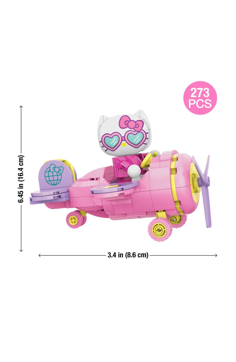 Brickcraft Hello Kitty Airplane Adventure Building Set, Alternate, color, Pink