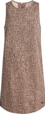 adidas Originals Animal Print Sleeveless Shift Dress