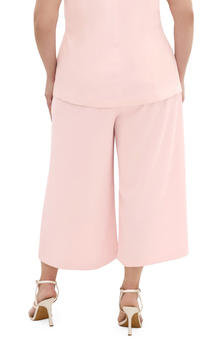 City Chic Abbie Crop Wide Leg Pants, Alternate, color, Heavenly Pink