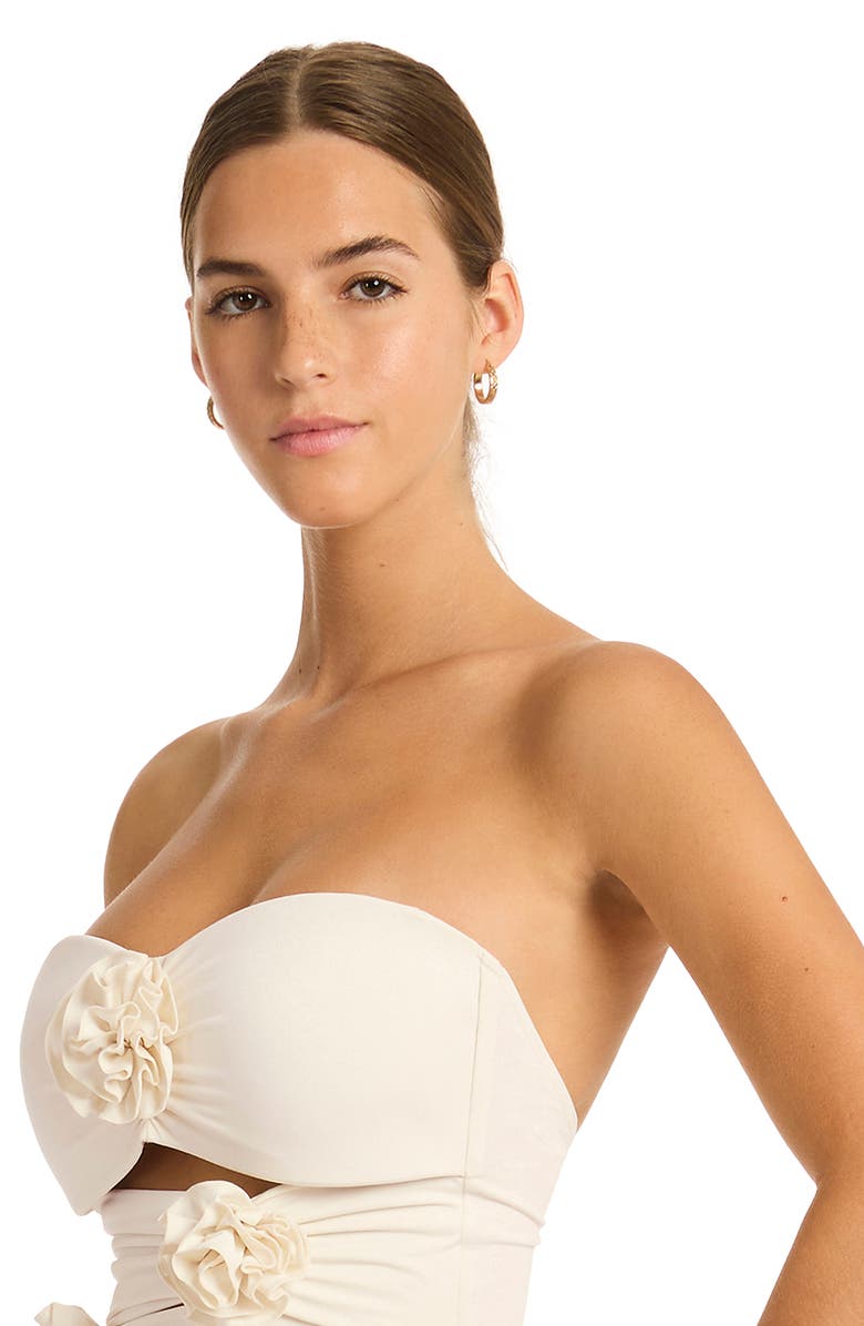 Sea Level Casa Del Mar Cutout One-Piece Swimsuit, Alternate, color, 