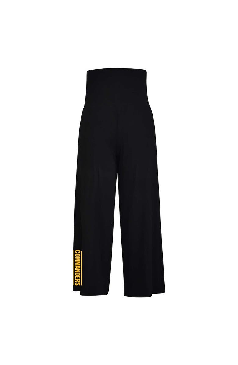 KIYA TOMLIN Women's Kiya Tomlin Black Washington Commanders Culotte Lounge Pants, Main, color, 