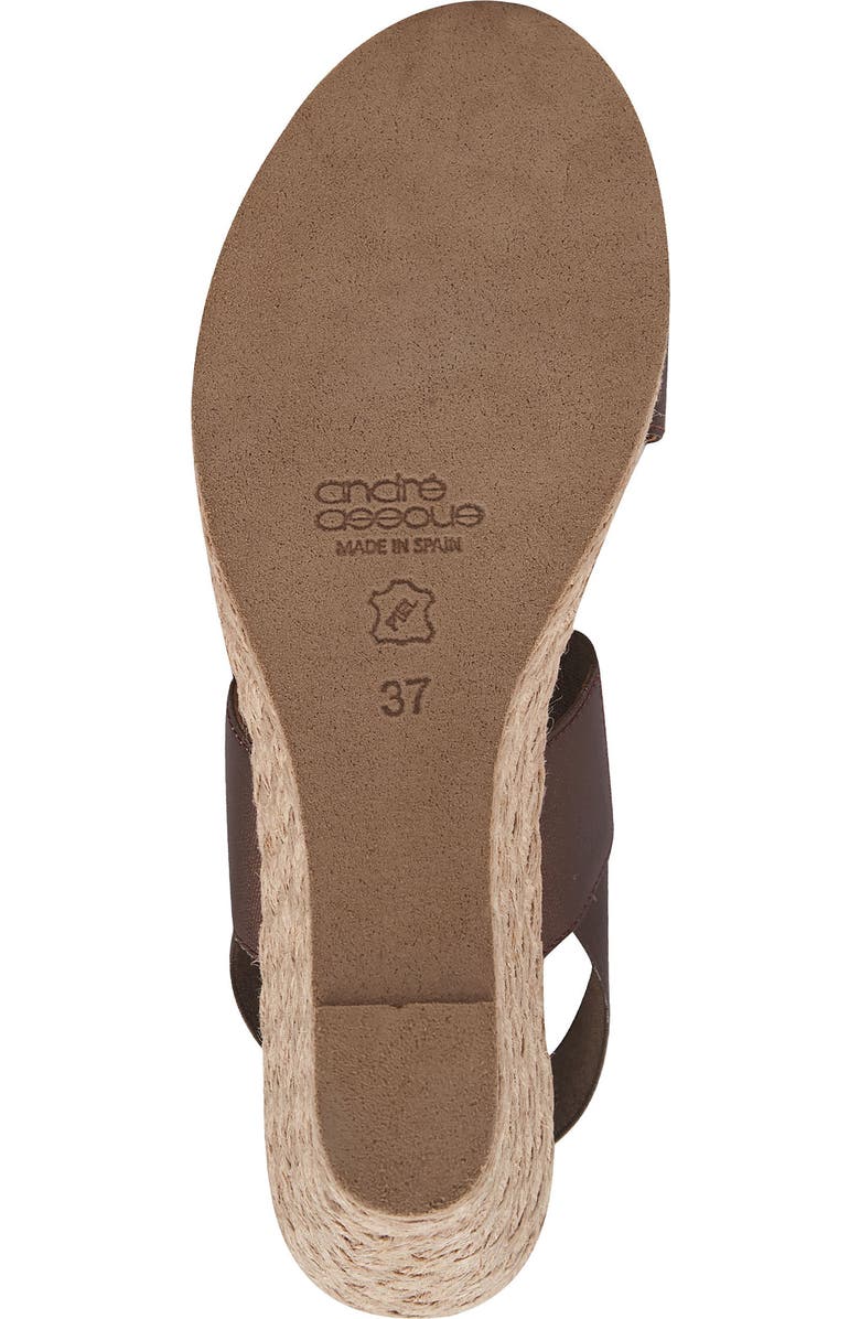 André Assous Allison Espadrille Wedge Sandal, Alternate, color, Bronze