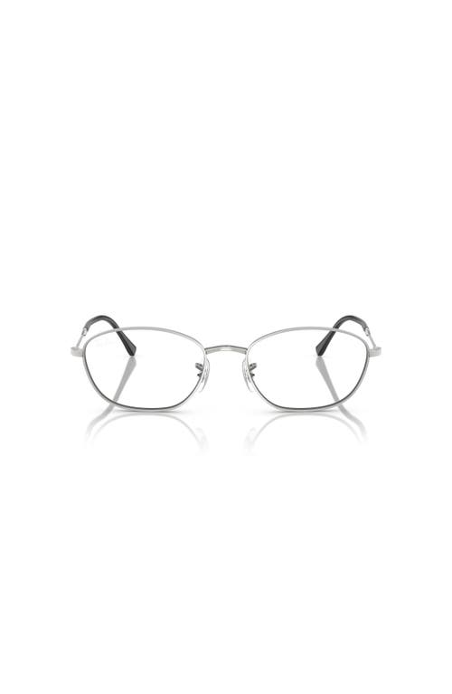 Ray Ban Ray-ban 55mm Irregular Optical Glasses In Neutral