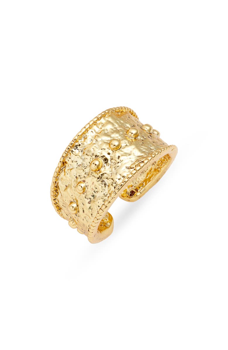 Karine Sultan Serpenti Line Dots Ring, Main, color, Gold
