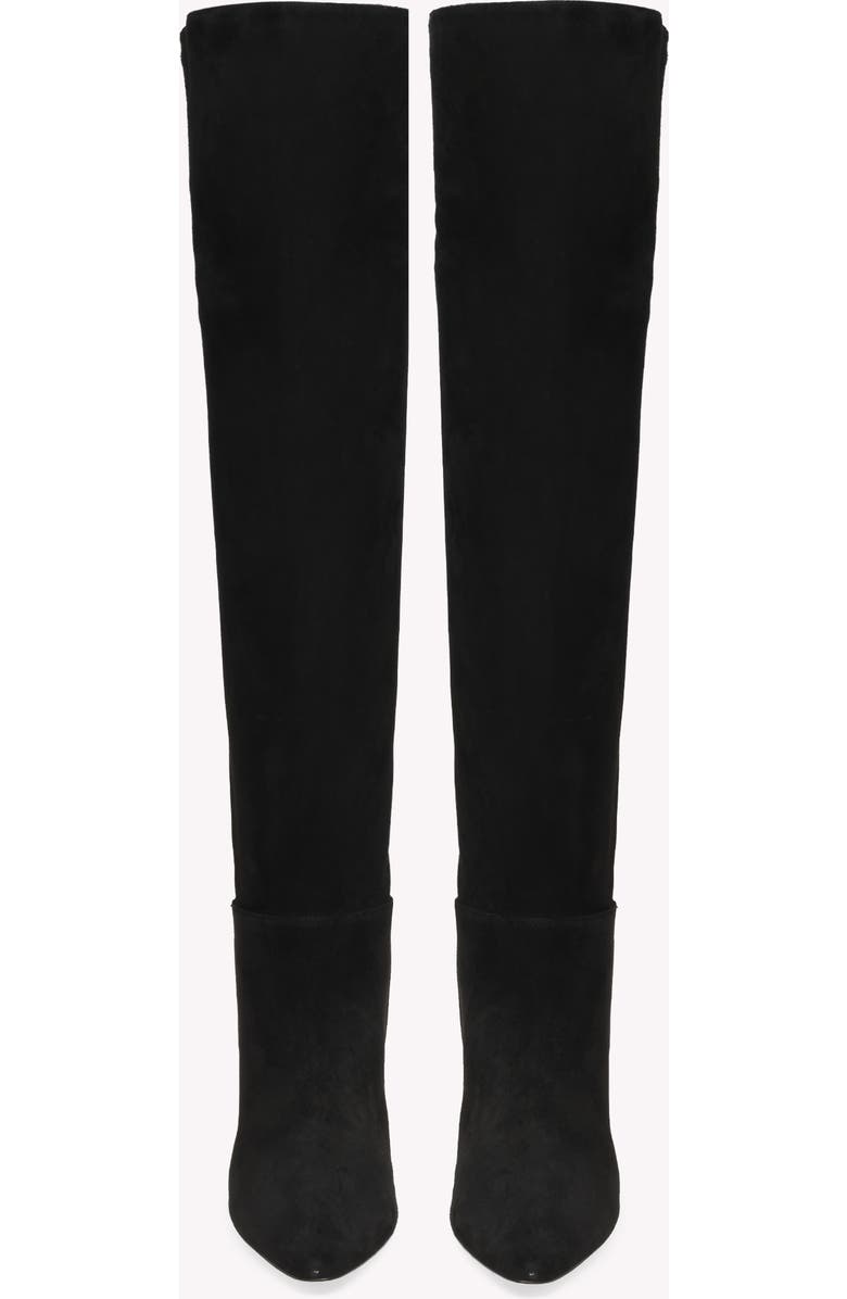 Gianvito Rossi Elise Boot 55, Alternate, color, Black Suede