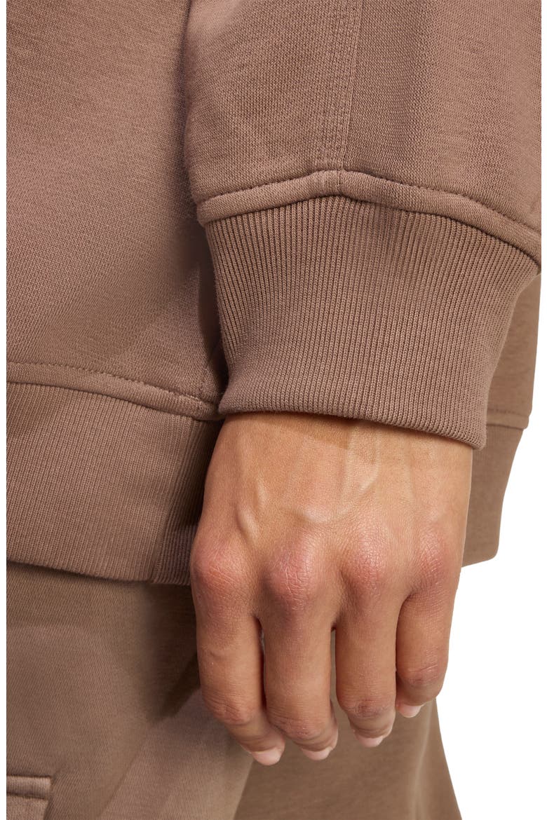 Essentials Oversize Crewneck Sweatshirt, Alternate, color, EARTH STRATA