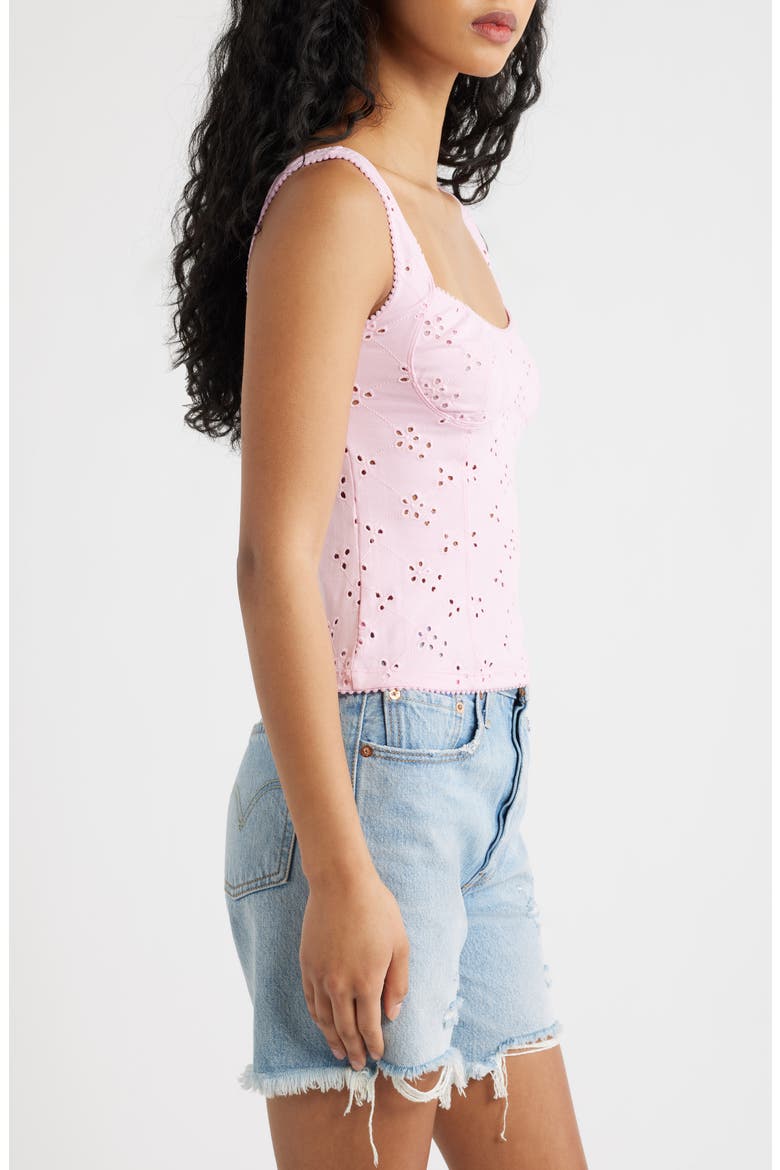 Full Bloom Eyelet Knit Camisole, Alternate, color, SWEET DREAM