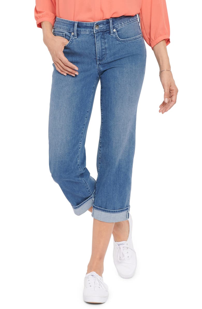 NYDJ Marilyn Cool Embrace Straight Crop Jeans, Main, color, 